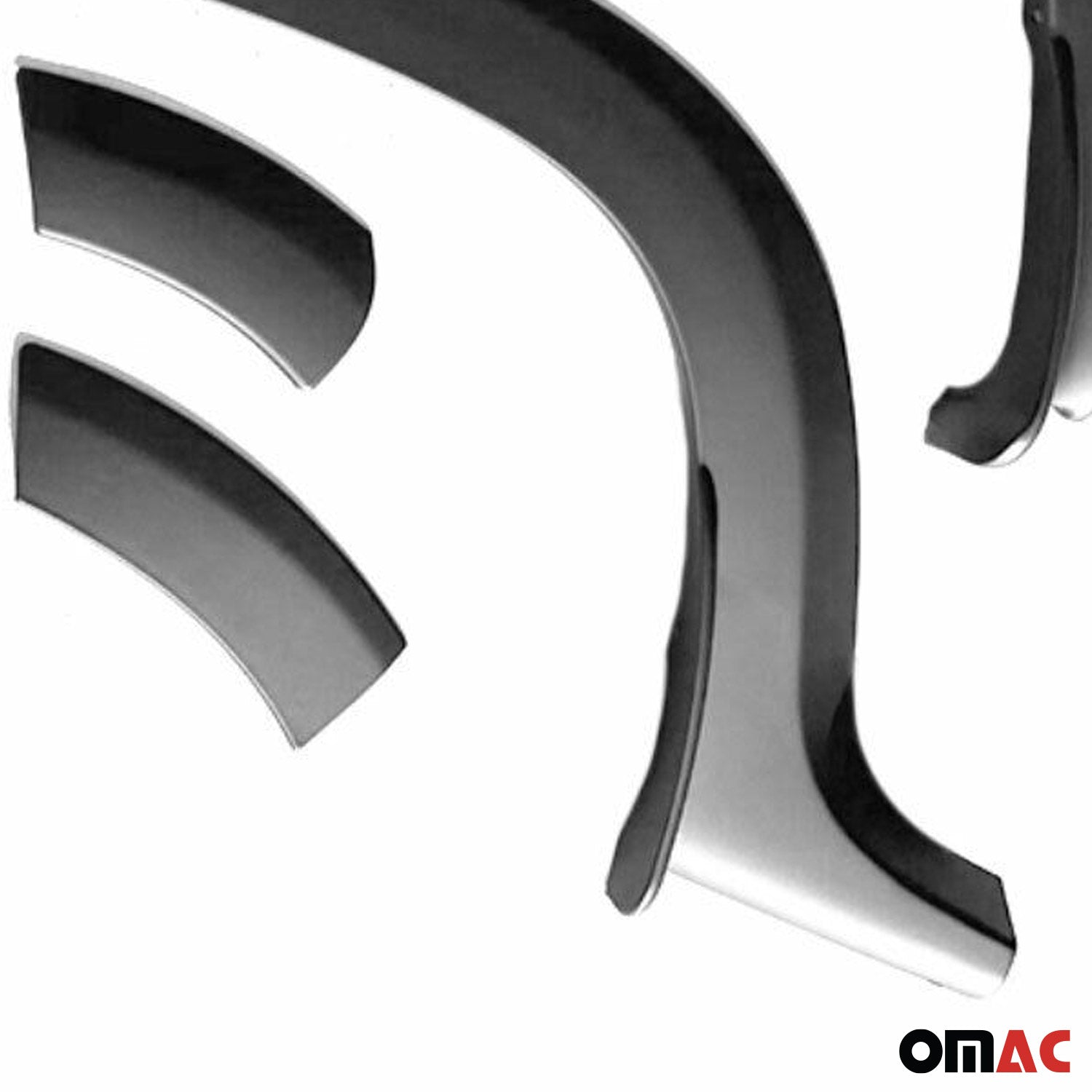 Arco Ala Interior Revestimiento para Dacia Duster 2010-2018 Negro Plástico 8Pza