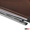 Par de Estribos Barras Laterales para Dacia Duster 2010-2017 Plata Acero 2x