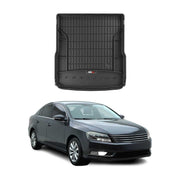 OMAC Premium Bandeja Maletero Alfombrilla para VW Passat B7 2010-2014 Negro TPE
