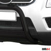 Bull Barra Frontal para Kia Sportage 2008-2010 Negro Brillante Acero