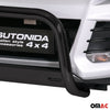 Bull Barra Frontal para Ford Kuga 2013-2016 Negro Brillante Acero