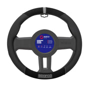 Sparco Cubierta de Para Volante de Automóvil para ø37-38cm Gris Negro Goma