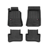 OMAC Premium Alfombrillas De Coche para Mercedes C Class W203 2000-2007 Goma 4x