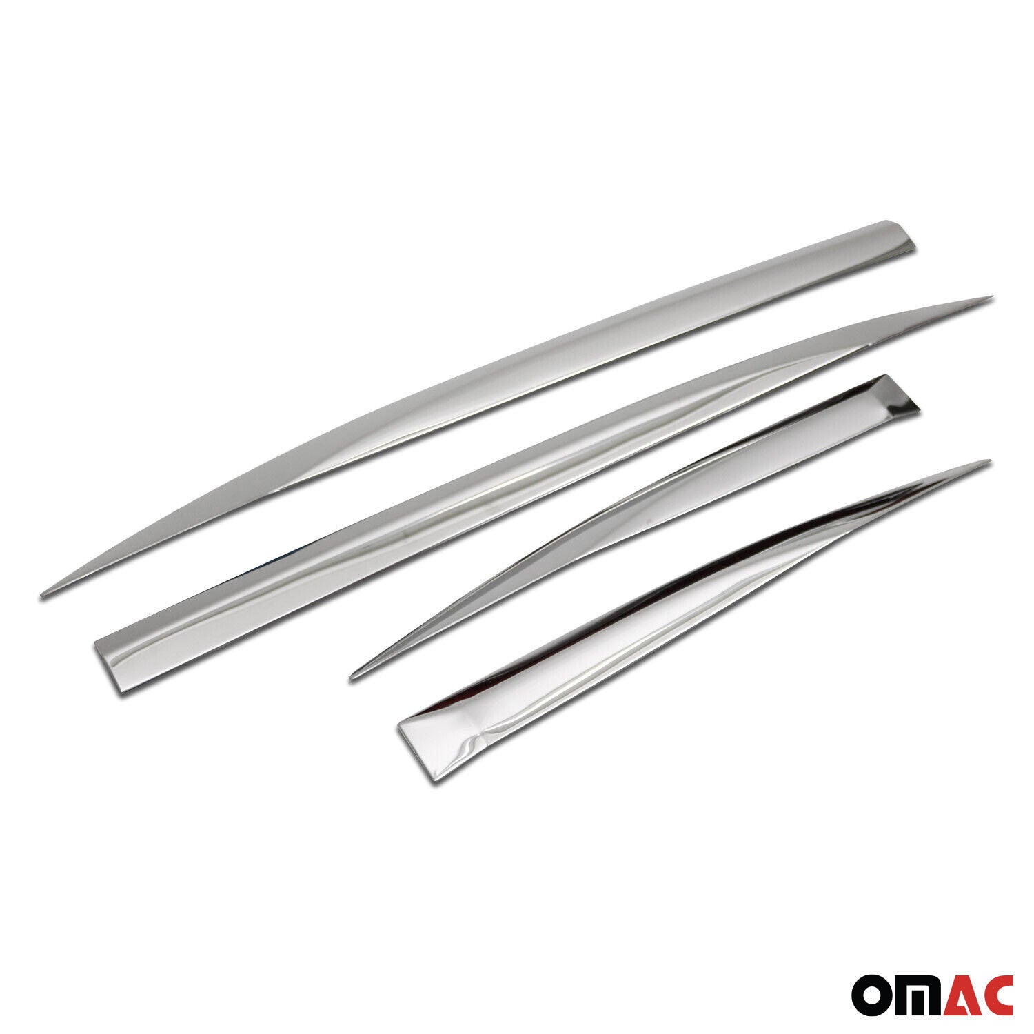 Protectores Puerta Lateral para Peugeot Active P84 2016-2024 Brillante Acero