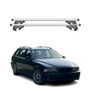 Menabo Barras de Techo Baca para BMW Serie 5 E39 Touring 1995-2004 Gris Alu 2Pza