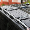 Rieles & Barras de Techo Coche para Renault Kangoo Mercedes Citan Gris Alu 4Pza