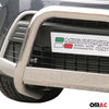 Bull Barra Frontal para Ford Kuga 2008-2012 Plata Brillante Acero 1Pza