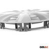 Tapacubos 16 Pulgadas Universal Automóvil Plata ABS