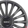 Sparco Tapacubos 15 Pulgadas Universal Gris ABS Plástico