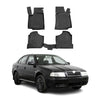 OMAC Alfombrillas De Coche para Skoda Octavia 1996-2004 Negro Goma TPE 4Pza