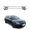 Menabo Barras de Techo Baca para Toyota Avensis T250 Verso 2003-2009 Gris Alu 2x