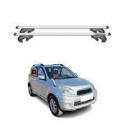 Menabo Barras de Techo Coche Barra para Toyota Rush J200 F700 2006-2017 Gris Alu