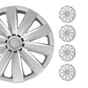 Tapacubos 16 Pulgadas cónico Universal Plata ABS