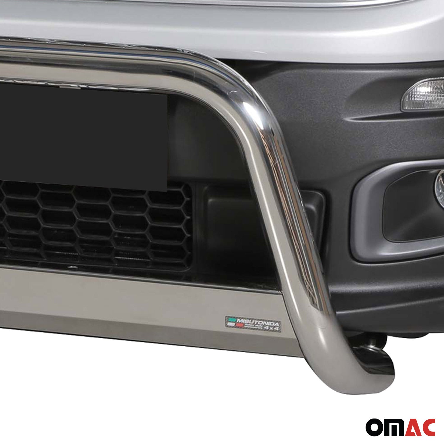 Bull Barra Frontal para Jeep Renegade 2014-2017 Plata Acero 1Pza