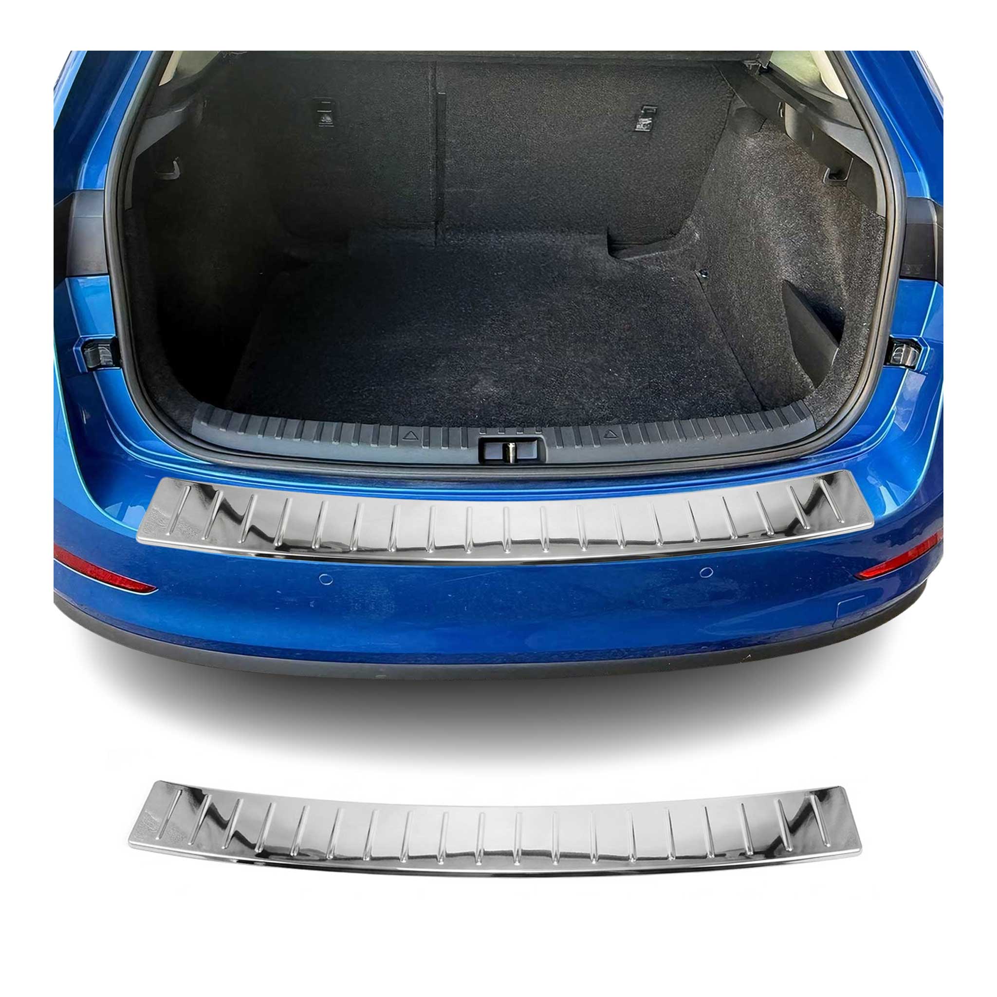 Protector Parachoques para Skoda Scala 2019-2026 Plata Brillante Acero