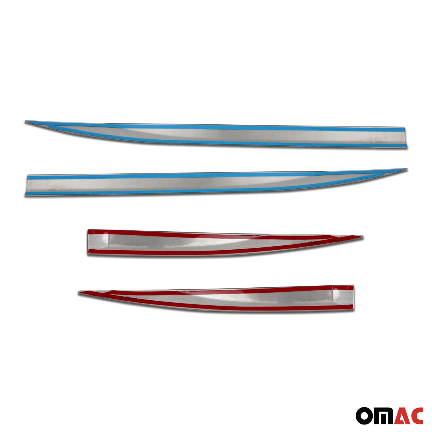 Protectores Puerta Lateral para Peugeot Active P84 2016-2025 Brillante Acero