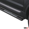 Par de Estribos Barras Laterales para Range Rover Evoque 2011-2015 Negro Acero