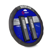 Sparco Cubierta de Para Volante de Automóvil Universal Negro Gris