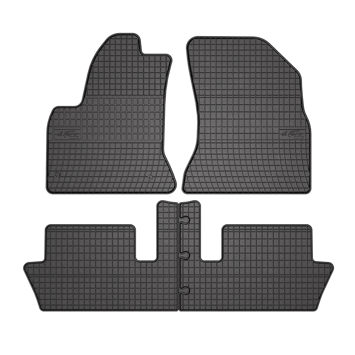OMAC Alfombrillas Coche para Citroen C4 Picasso Grand Picasso 2006-2013 Goma 4x