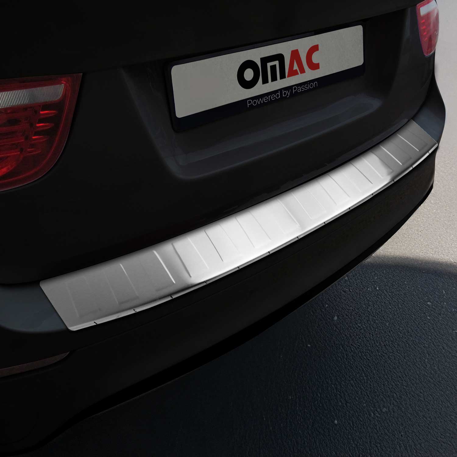 Protector de Parachoques Trasero para BMW X6 E71 2007-2014 cepillado