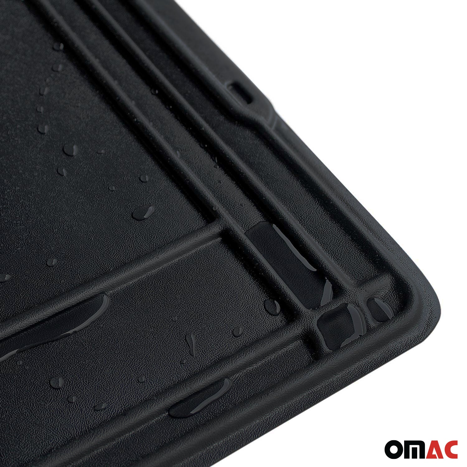 Almohadilla de Goma para Fregadero Cocina Bandeja Universal Negro Plástico