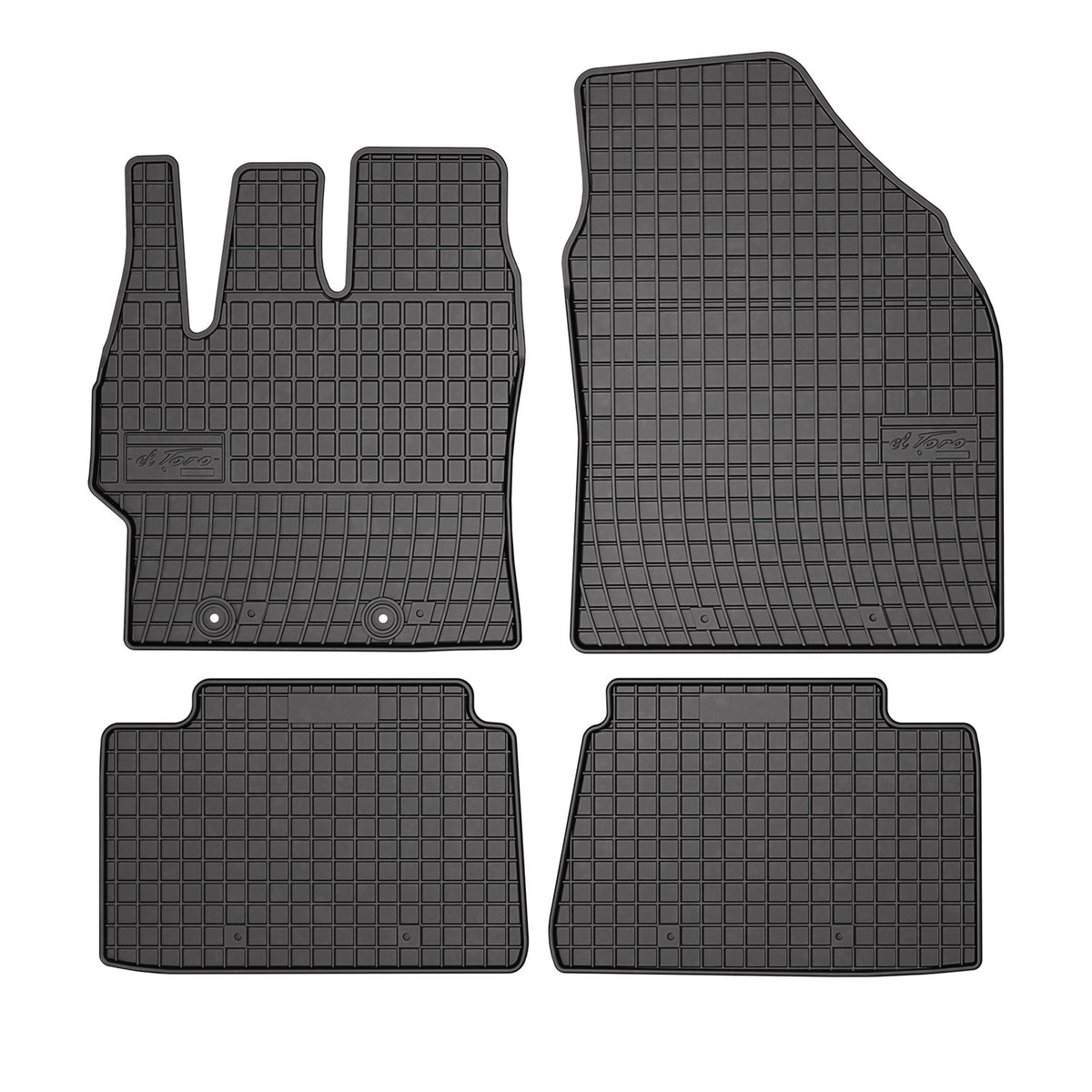OMAC Alfombrillas De Coche para Toyota Yaris 2020-2025 Negro Goma 4Pza