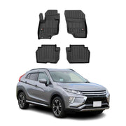 OMAC Premium Alfombrillas Coche para Mitsubishi Eclipse Cross PHEV 2017-2025 TPE
