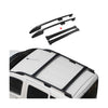 Rieles & Barras de Techo Coche para VW Amarok 2010-2024 Negro Aluminio 4Pza