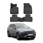 OMAC Alfombrillas De Coche para Volvo XC90 2014-2024 Negro Goma TPE 4Pza