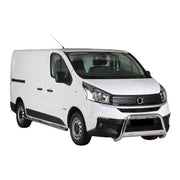 Bull Barra Frontal para Fiat Talento 2016-2021 Plata Brillante Acero 1Pza