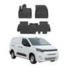 OMAC Premium Alfombrillas De Coche para Citroen Berlingo 2018-2025 TPE Goma 3x