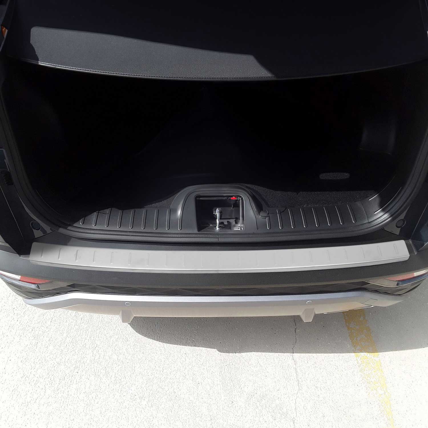 Protector de Parachoques Trasero para Hyundai Tucson 2022-2025 Acero cepillado