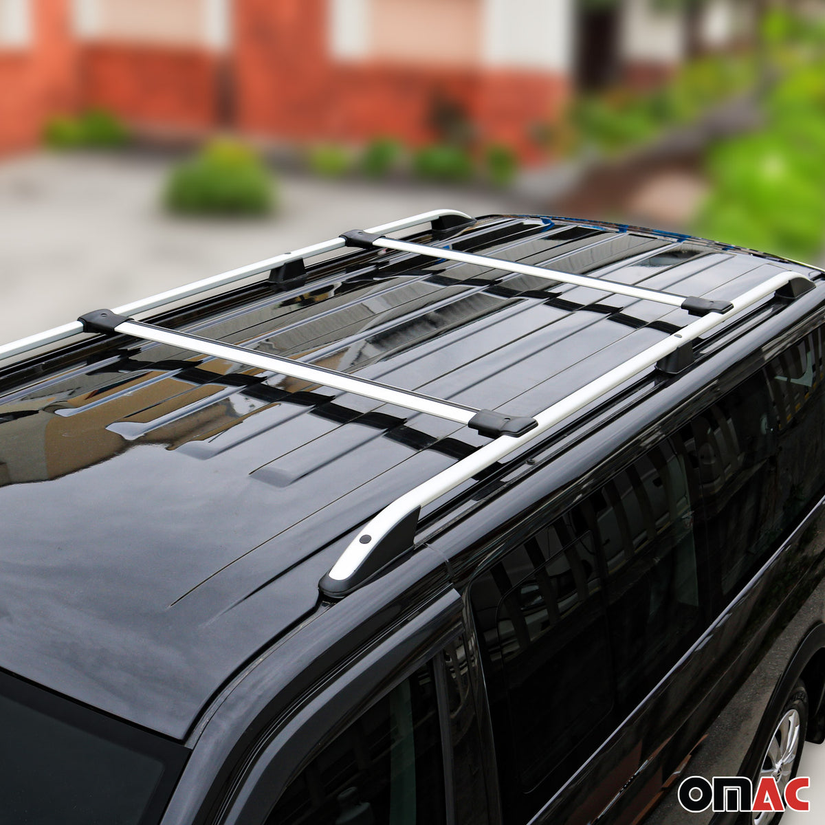 Rieles & Barras de Techo Coche para VW Caddy 2003-2020 Corto Gris Aluminio 4Pza