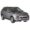 Bull Barra Frontal para Mitsubishi Outlander 2013-2015 Plata Acero