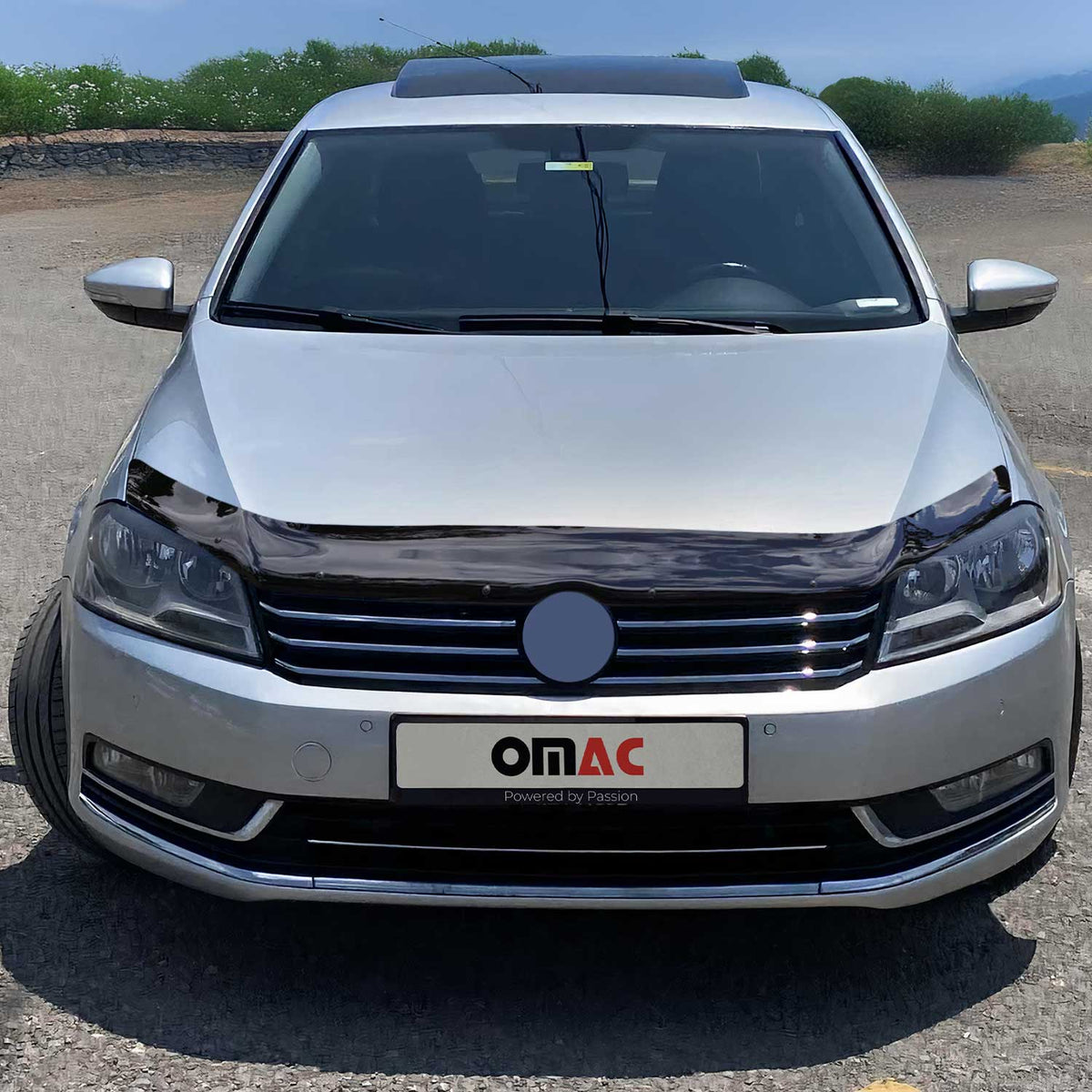 Deflector de Capó para VW Passat 2011-2015 Oscuro Brillante Acrílico