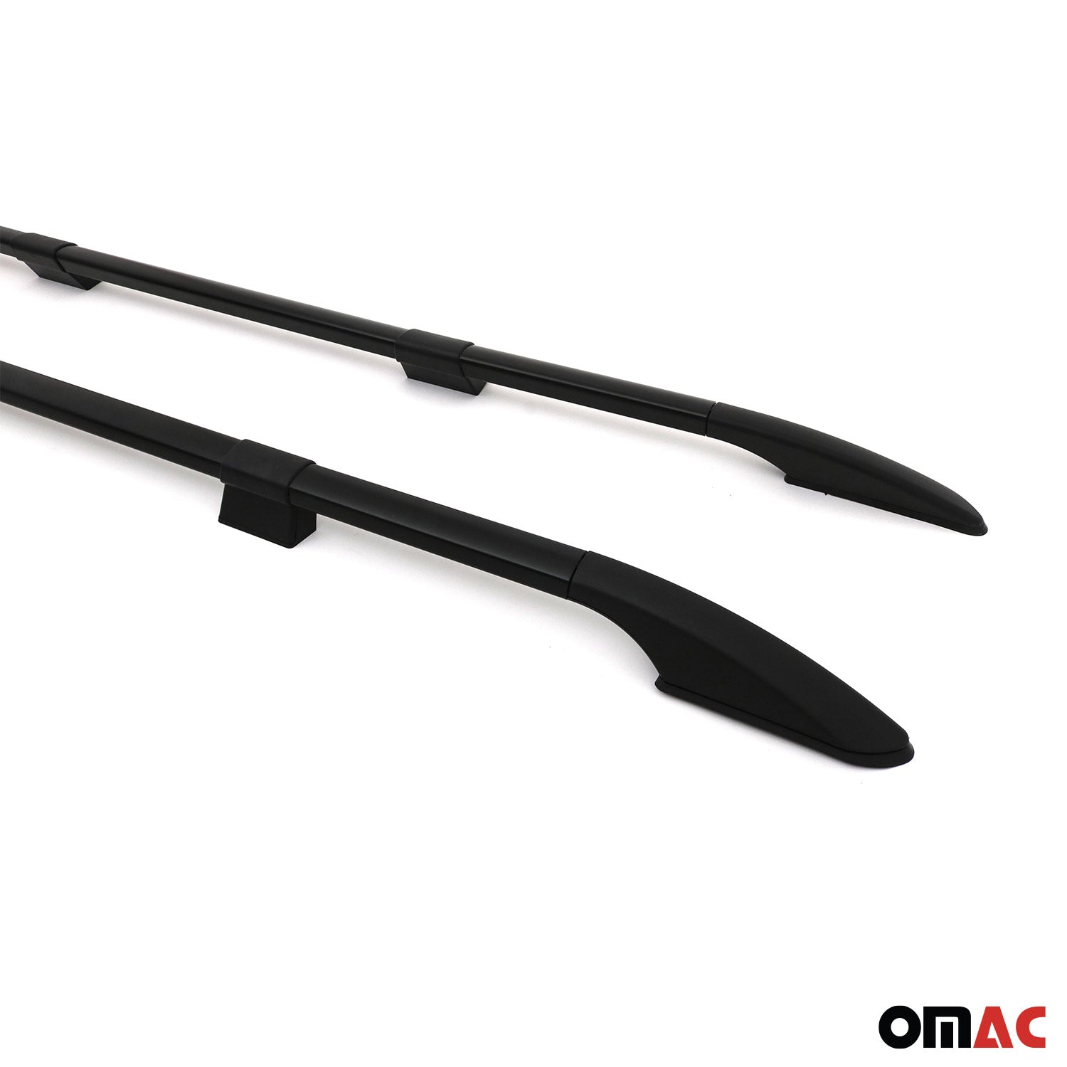 Rieles de Techo Coche para VW Caddy Maxi 3 2003-2015 L2 Largo Negro Aluminio 2x