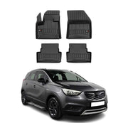 OMAC Premium Alfombrillas De Coche para Opel Grandland X 2017-2025 TPE Goma 4x
