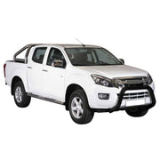 Bull Barra Frontal para Isuzu D-Max 2012-2019 Negro Acero 1Pza