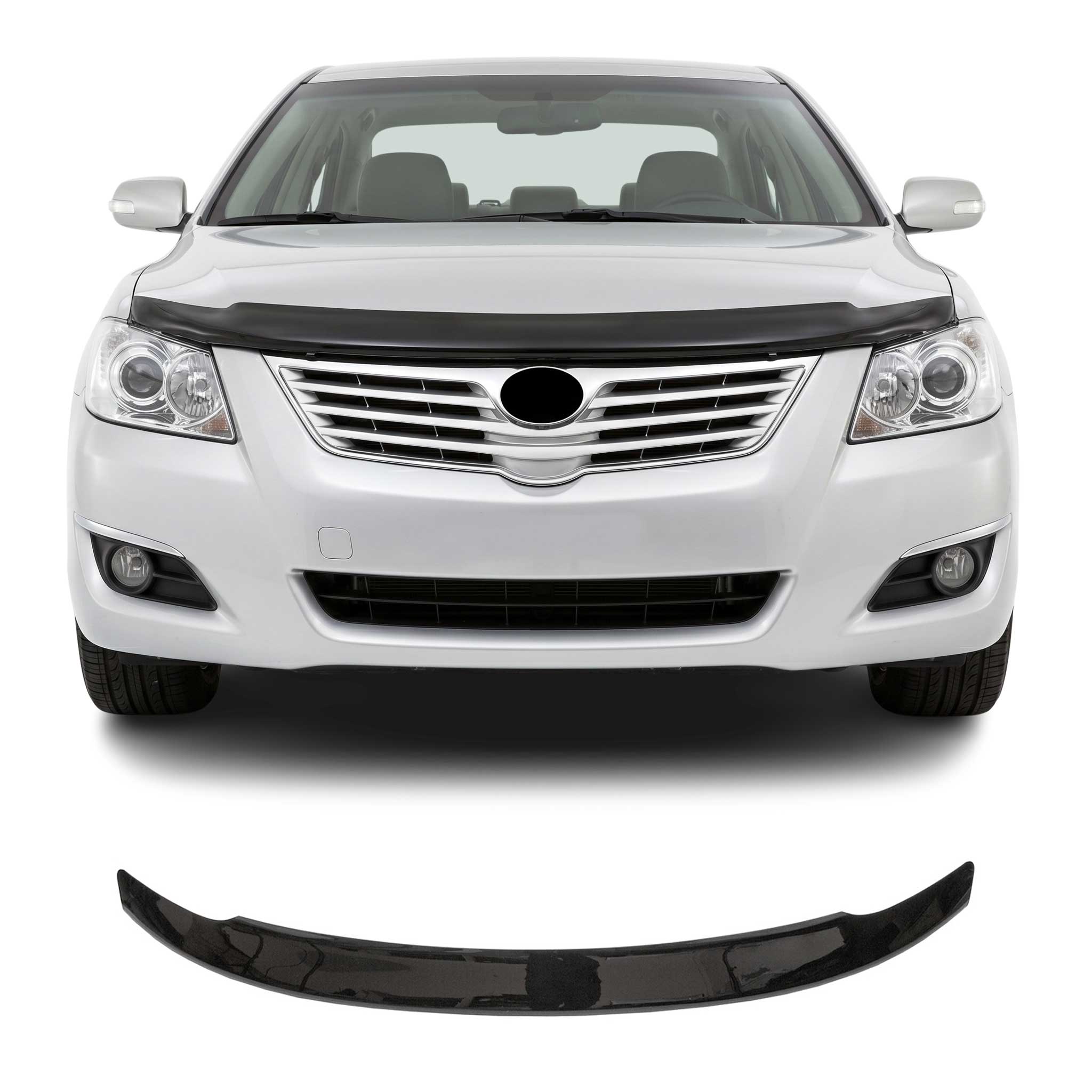 Deflector de Capó para Toyota Avensis 2008-2014 Oscuro Brillante Acrílico