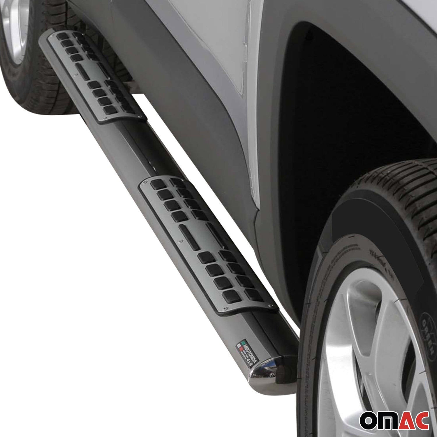 Estribos Barras Laterales para Jeep Renegade Trailhawk 2014-2017 Plata Acero