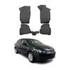 OMAC Alfombrillas De Coche para VW Polo 2010-2014 RHD Negro Goma TPE 4Pza