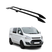 Rieles de Techo Coche para Ford Transit Tourneo Custom 2013-2023 L2 Negro Alu
