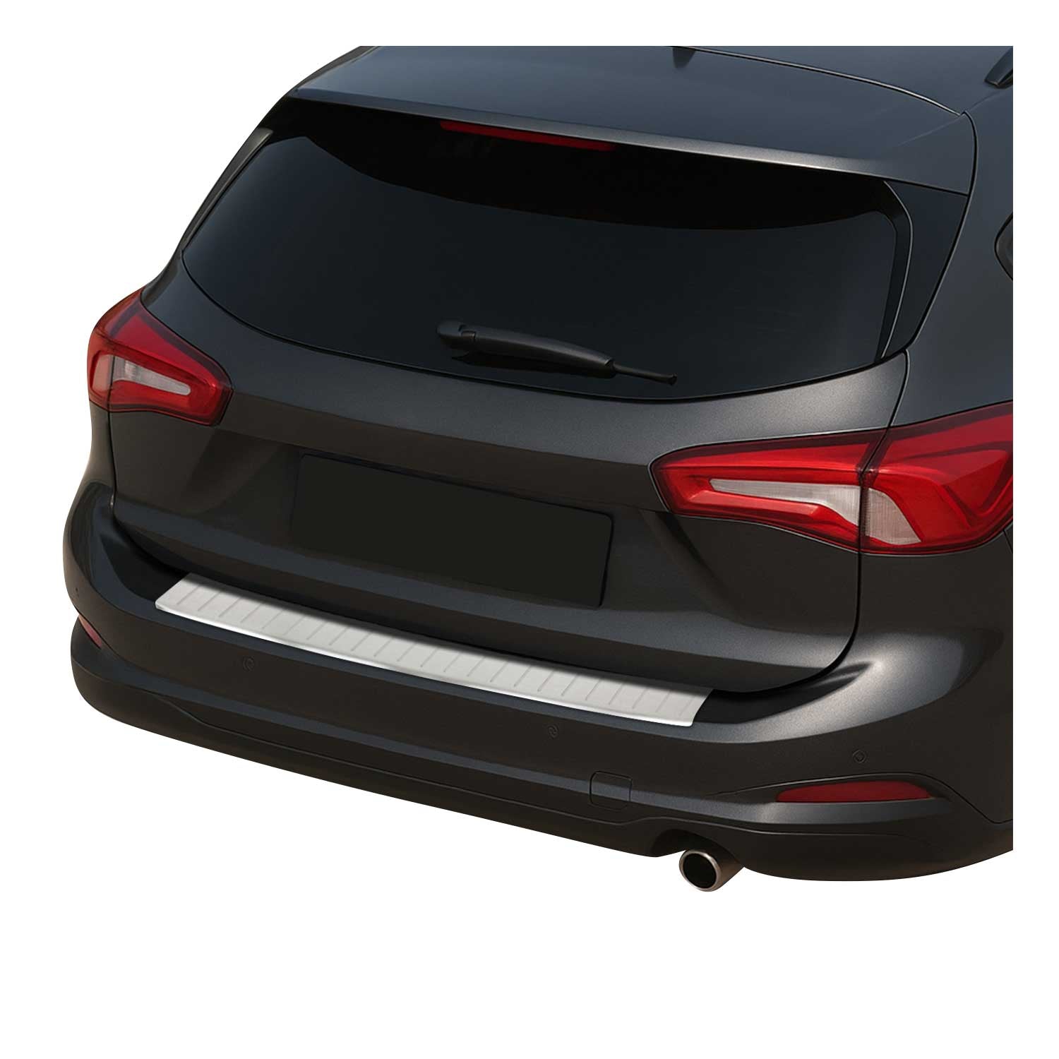 Protector Parachoques para Ford Focus Turnier 2019-2025 cepillado Acero
