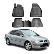 OMAC Alfombrillas De Coche para Renault Megane 2002-2009 Negro Goma TPE 4Pza