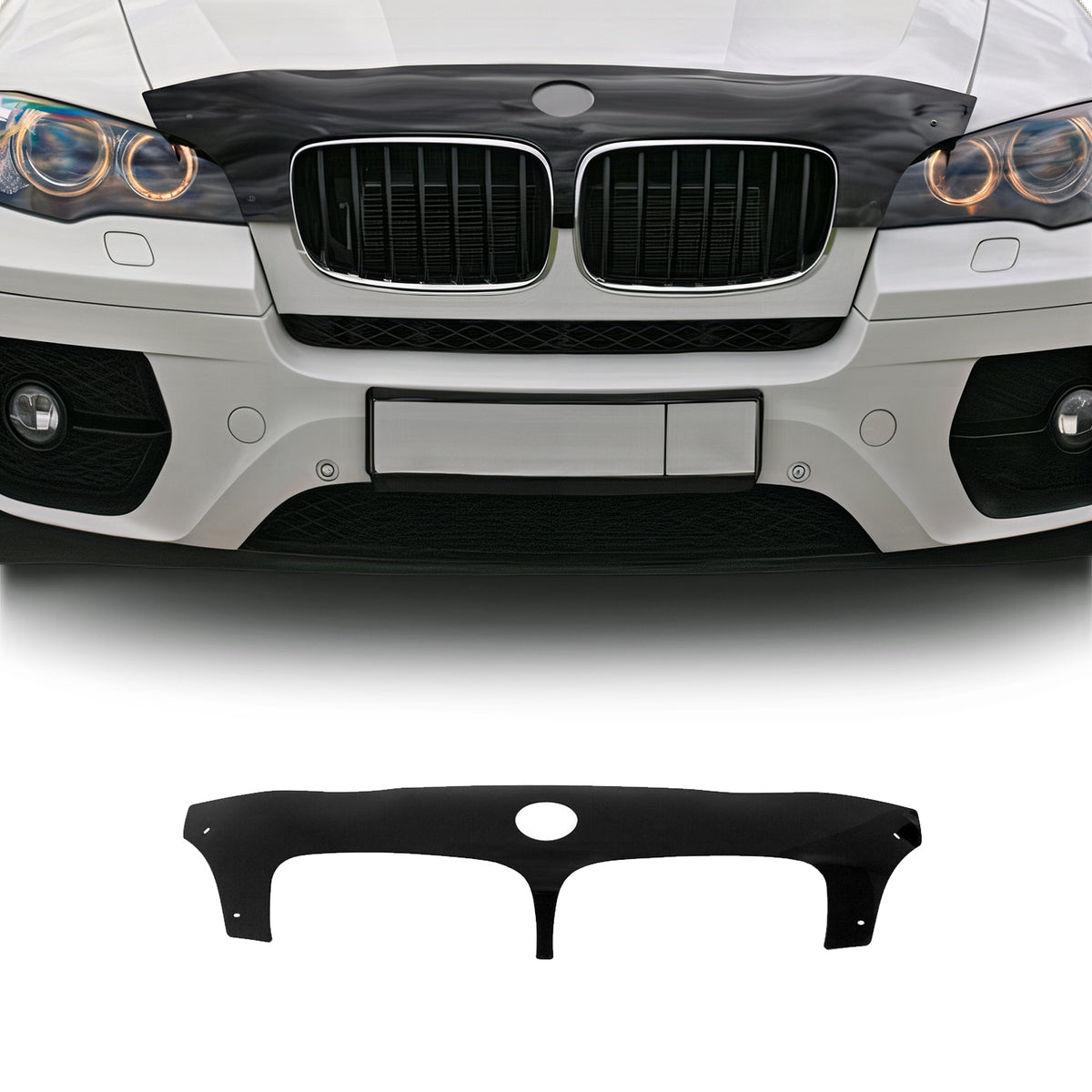 Deflector de Capó para BMW X5 E70 2006-2013 Oscuro Brillante Acrílico