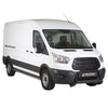 Bull Barra Frontal para Ford Transit 2014-2025 Negro Brillante Acero 1Pza