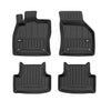 OMAC Premium Alfombrillas De Coche para VW T-Roc 2018-2024 Negro TPE Goma 4Pza