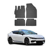 OMAC Alfombrillas De Coche para Kia EV6 2021-2025 Negro Goma 4Pza
