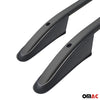 Rieles & Barras de Techo para VW Caddy 2003-2015 Corto Negro Aluminio 2Pza