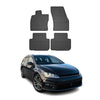 OMAC Alfombrillas De Coche para VW Golf Sportsvan 2014-2020 Negro Goma 4Pza